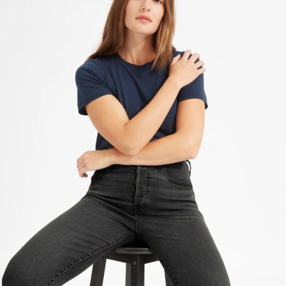 EVERLANE The Authentic High-Rise Straight Jean